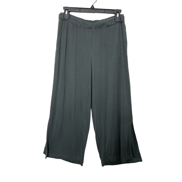 Soma Wide-Leg Pull-On Lounge Pants with‎ pockets Large ankle slit - Picture 3 of 9